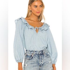 Free people lily of the valley top